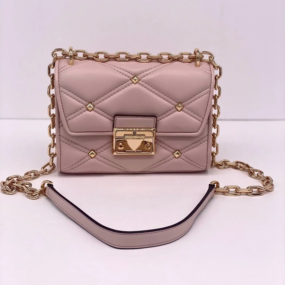 Michael Kors Serena Small Studded Crossbody